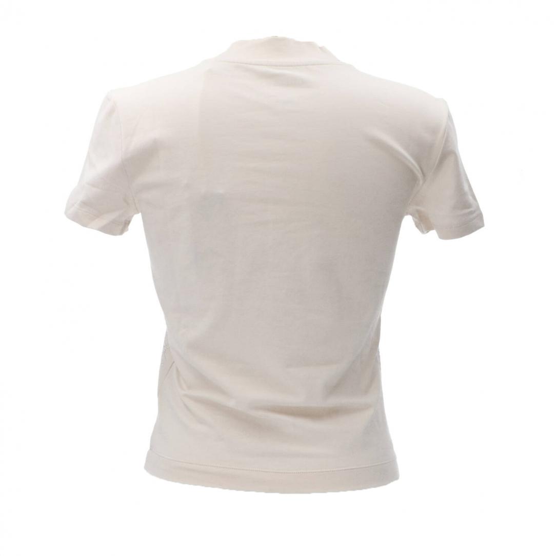 LOGO CHAIN ALL OVER T-SHIRT Beige Panna LOGO CHAIN ALL OVER T-SHIRT Beige Panna 3