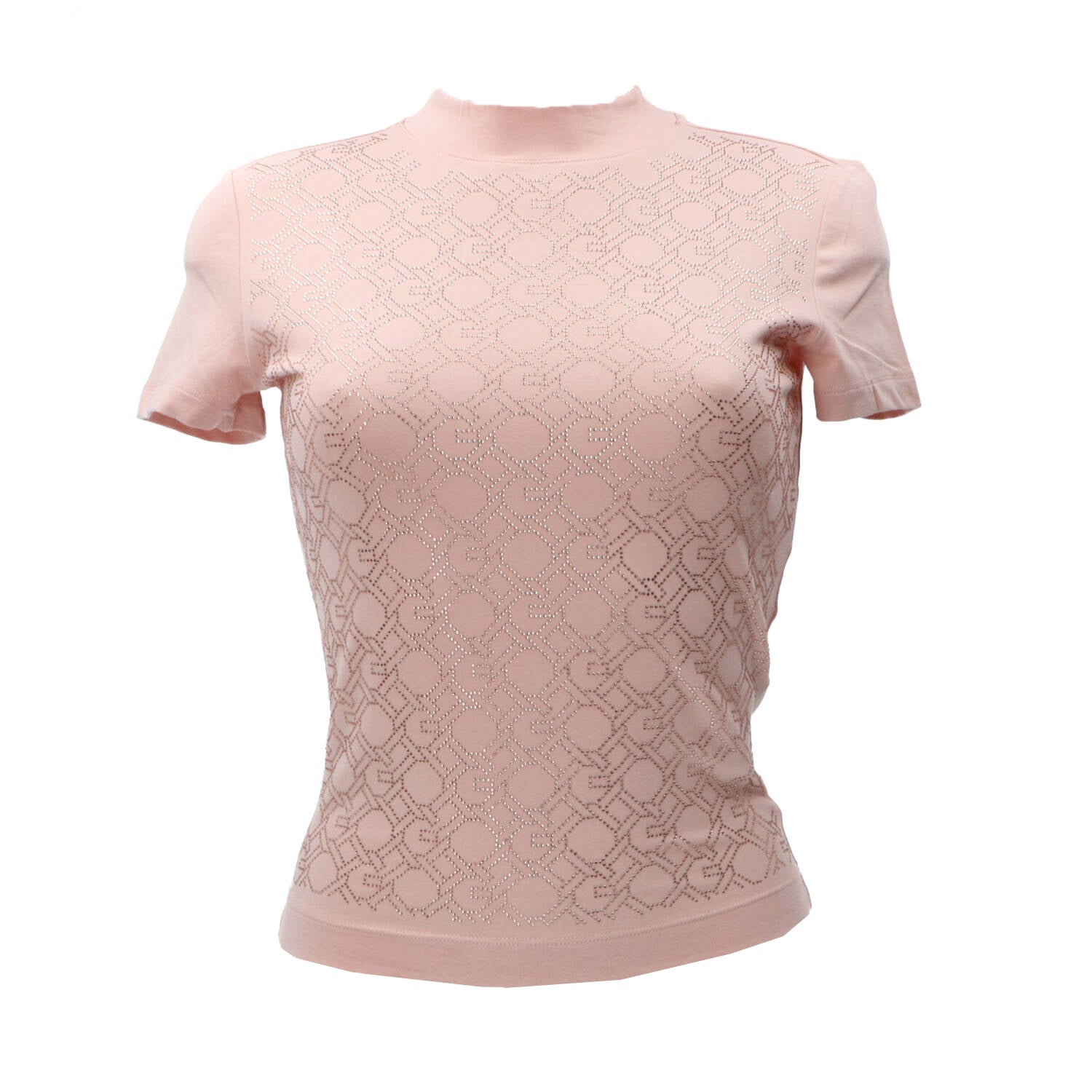 Guess T-shirt T-shirt LOGO CHAIN ALL OVER T-SHIRT Rosa