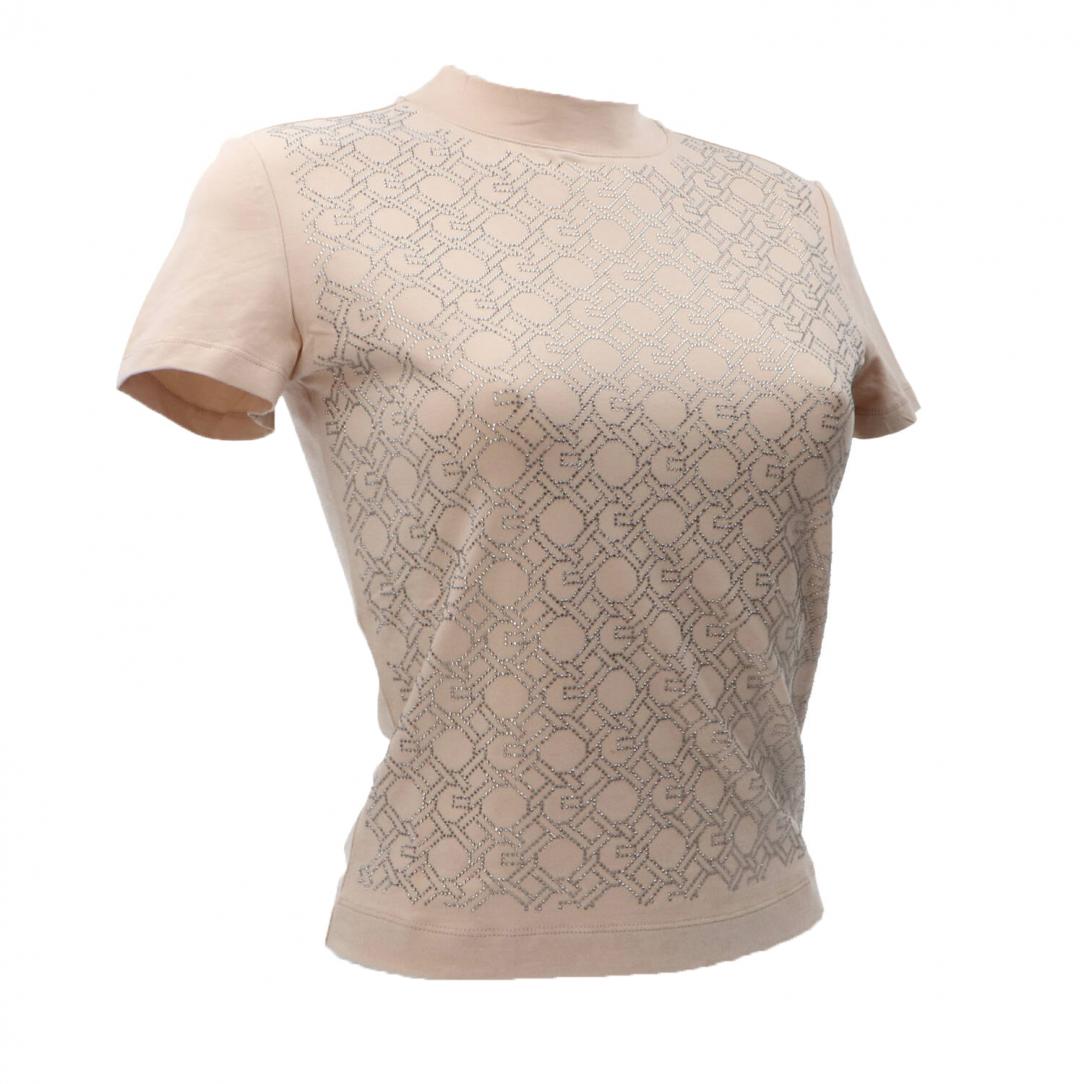 LOGO CHAIN ALL OVER T-SHIRT Beige Beige LOGO CHAIN ALL OVER T-SHIRT Beige Beige 2