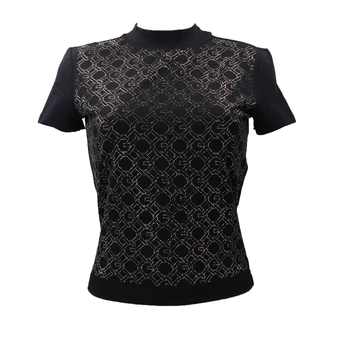 LOGO CHAIN ALL OVER T-SHIRT Nero LOGO CHAIN ALL OVER T-SHIRT Nero 1