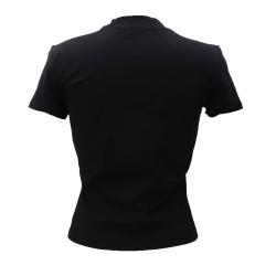 Guess T-shirt T-shirt LOGO CHAIN ALL OVER T-SHIRT Nero