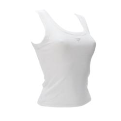 Canotte ECO TRIANGLE BLING RIBBED TANK Bianco