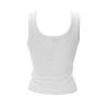 Guess Canotte Canotte ECO TRIANGLE BLING RIBBED TANK Bianco - Foto 3