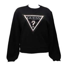 Guess Felpe Felpe CN PYTHON TRIANGLE LOGO FLECEE Nero