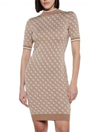 Vestiti Donna LISE 4G LOGO DRESS Marrone