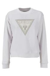 Guess Felpe Felpe TRIANGLE SWEATSHIRT Bianco