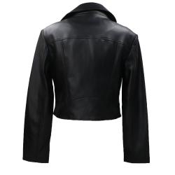 Giubbotti CLEMENCE PU LEATHER JACKET Nero
