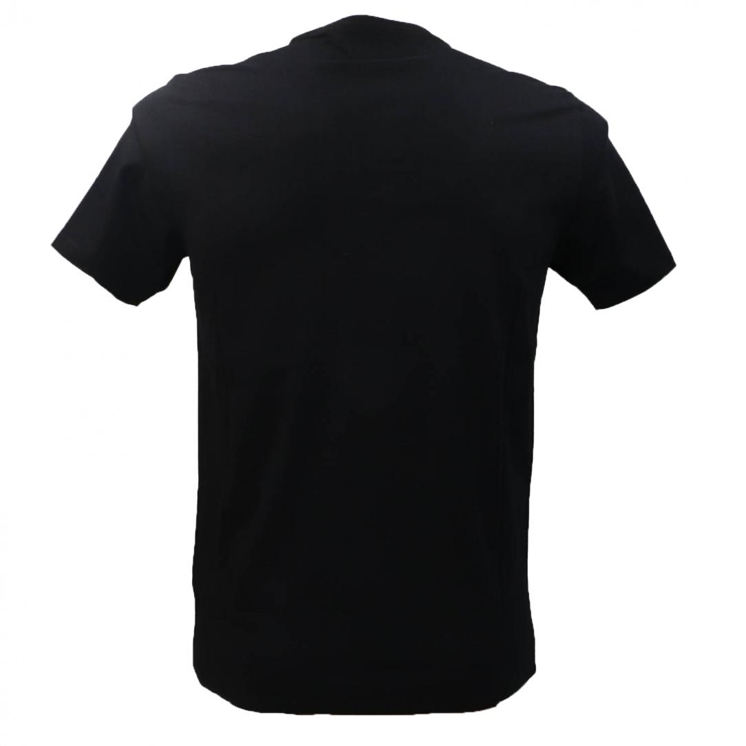 LOGO RICAMATO T-SHIRT SLIM Nero LOGO RICAMATO T-SHIRT SLIM Nero 3
