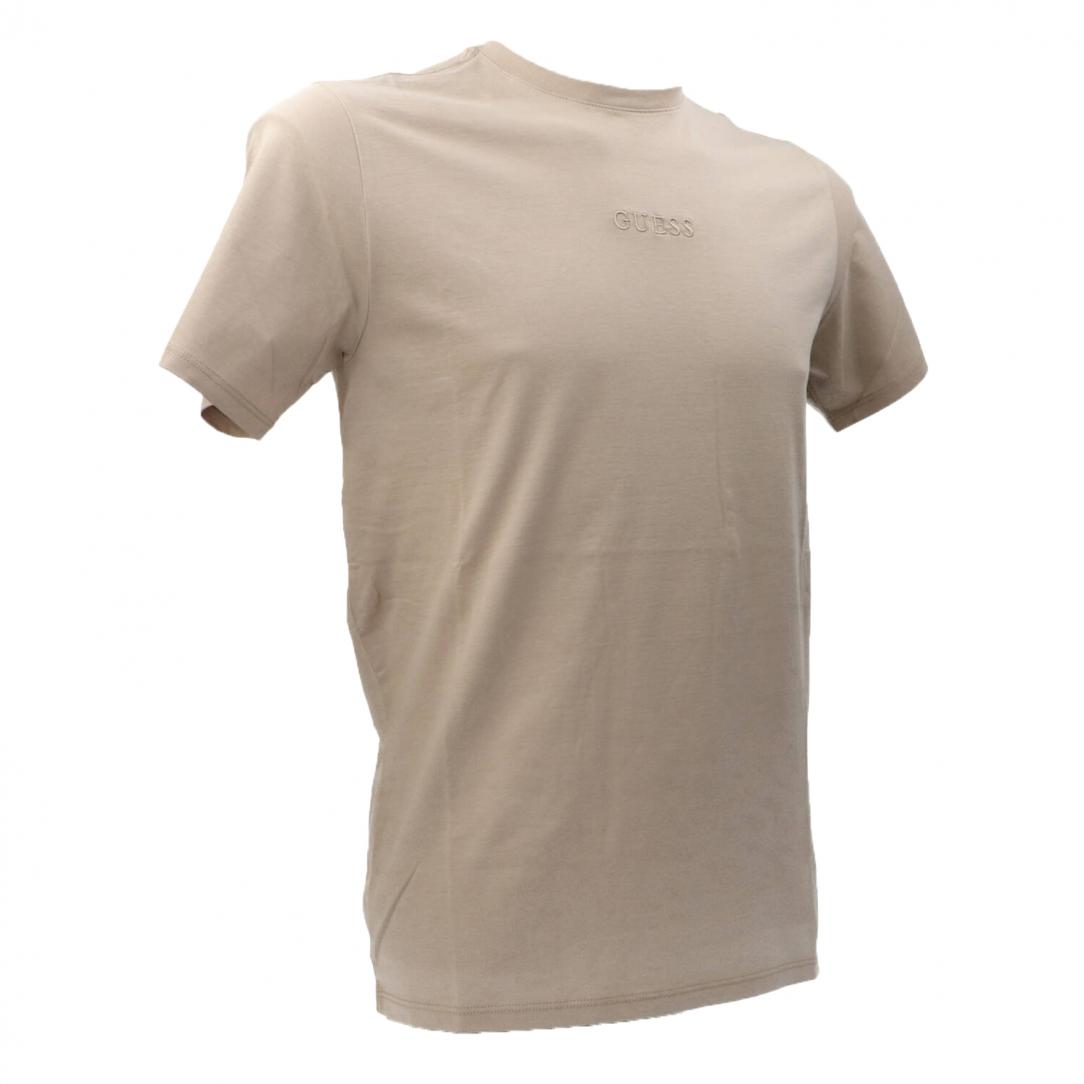 LOGO RICAMATO T-SHIRT SLIM Beige LOGO RICAMATO T-SHIRT SLIM Beige 2