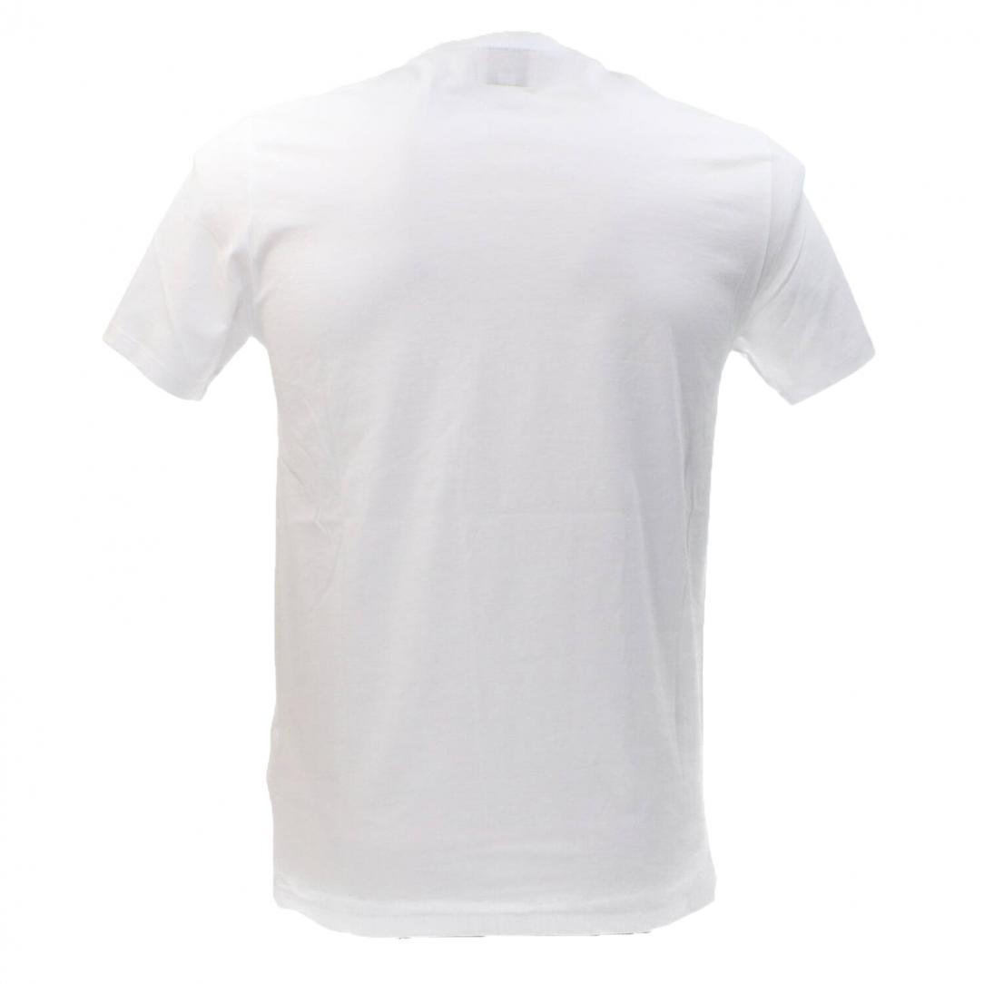 LOGO RICAMATO T-SHIRT SLIM Bianco LOGO RICAMATO T-SHIRT SLIM Bianco 3