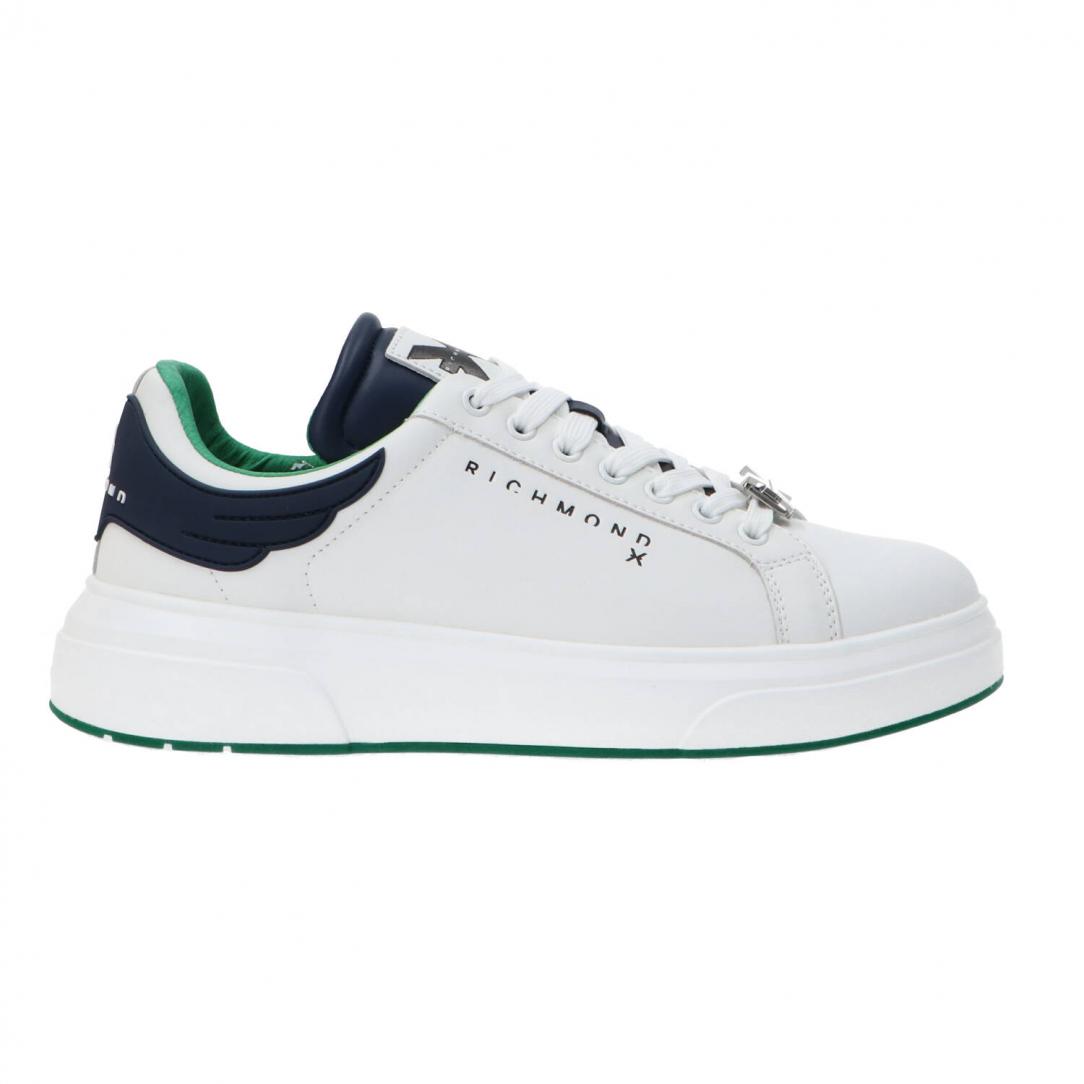 ACTION LEATHER 20007 Bianco blu verde ACTION LEATHER 20007 Bianco blu verde 1