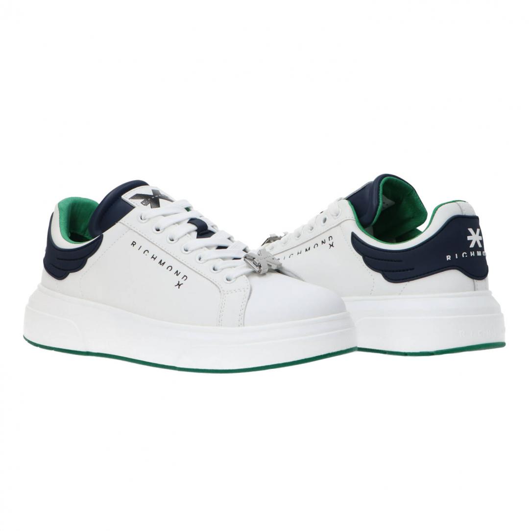 ACTION LEATHER 20007 Bianco blu verde ACTION LEATHER 20007 Bianco blu verde 3
