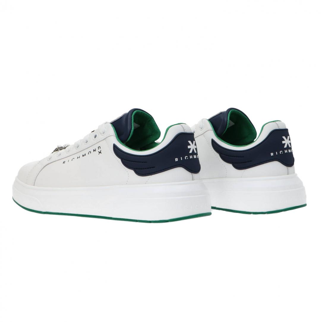 ACTION LEATHER 20007 Bianco blu verde ACTION LEATHER 20007 Bianco blu verde 4