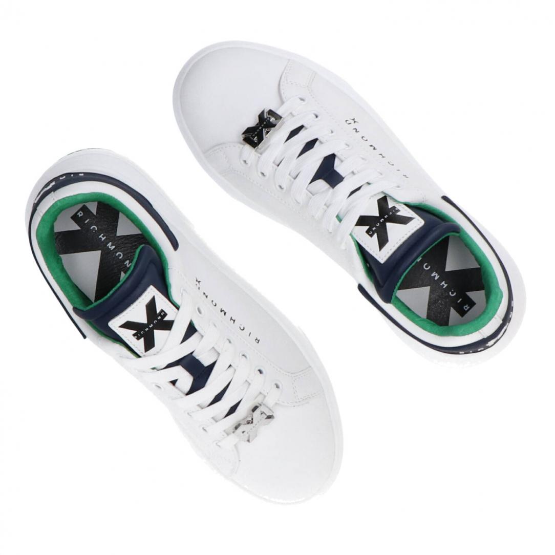 ACTION LEATHER 20007 Bianco blu verde ACTION LEATHER 20007 Bianco blu verde 5