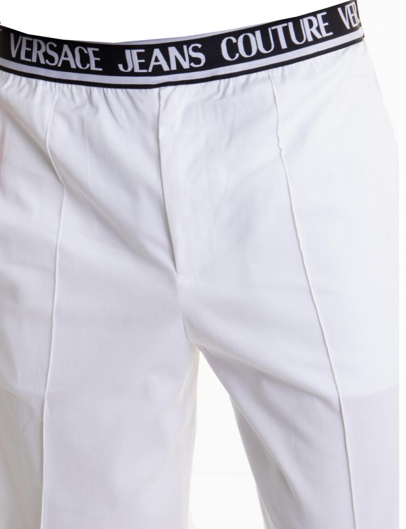 LOGO TROUSERS DRILL Bianco LOGO TROUSERS DRILL Bianco 2