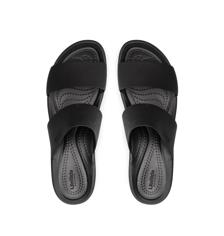 CROCS BROOKLYN SANDALS Nero Mid CROCS BROOKLYN SANDALS Nero Mid 5