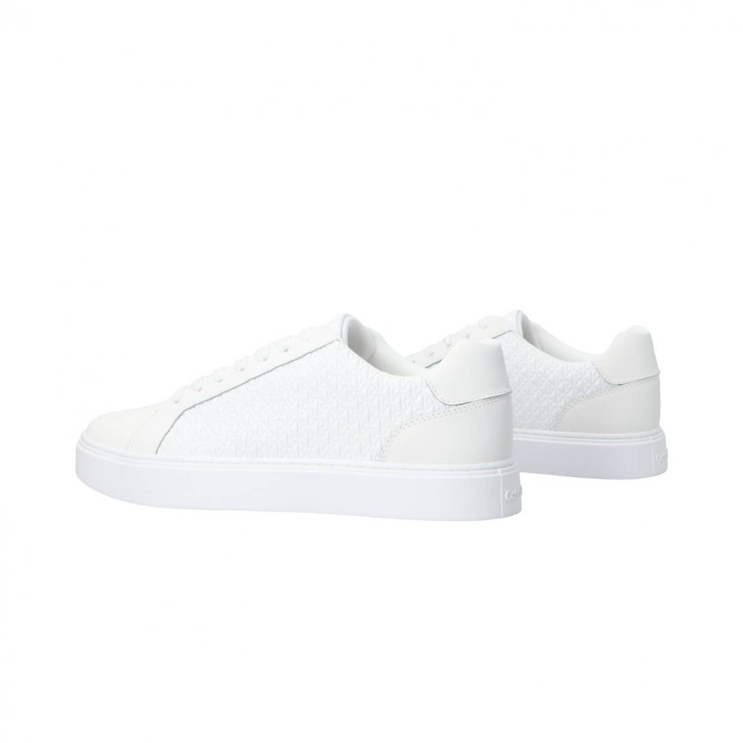 CLASSIC CUPSOLE LACEUP MONOGRAM Bianco 4