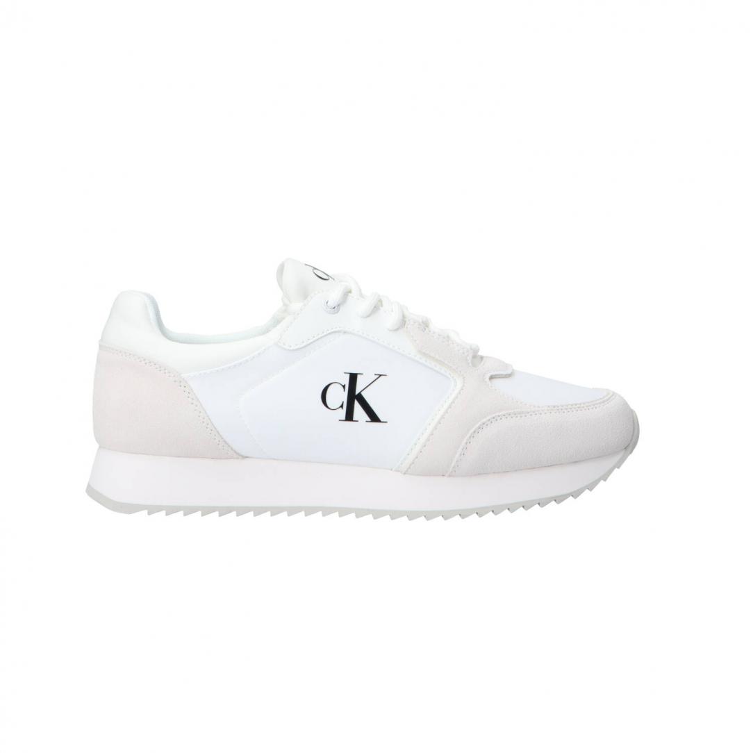 RETRO RUNNER SOCK LACE UP Bianco 1