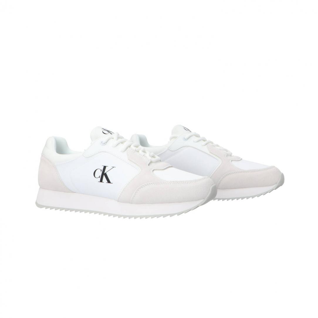 RETRO RUNNER SOCK LACE UP Bianco 2