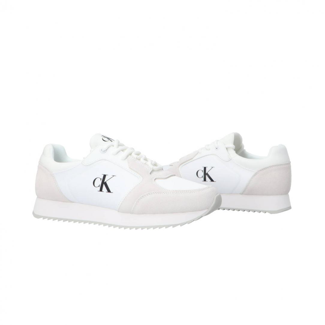 RETRO RUNNER SOCK LACE UP Bianco 3