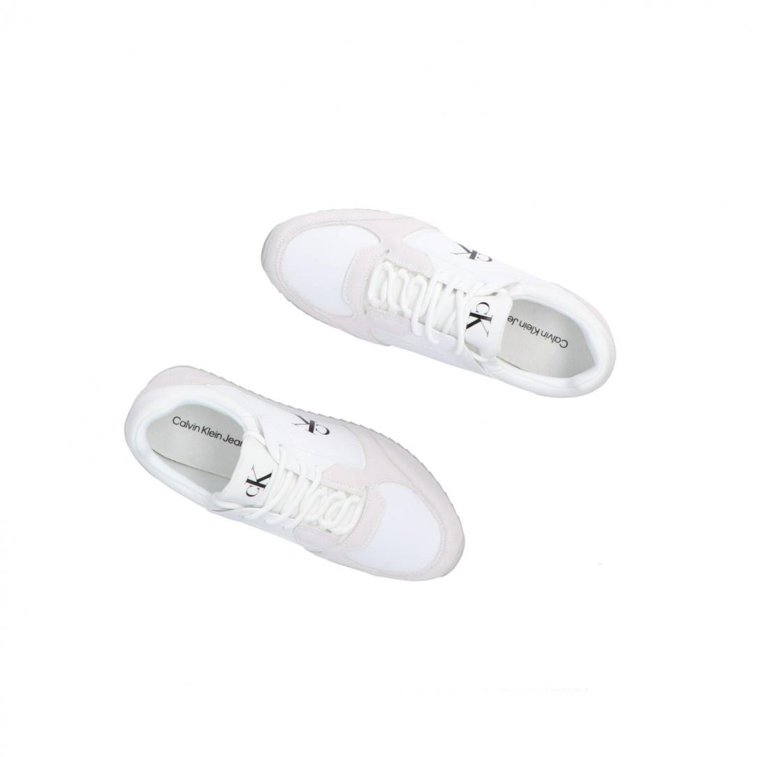 RETRO RUNNER SOCK LACE UP Bianco 4