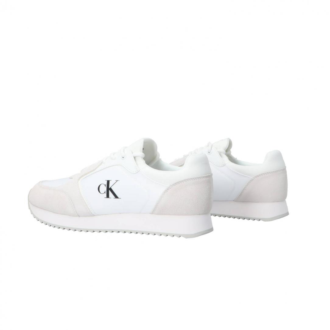 RETRO RUNNER SOCK LACE UP Bianco 5