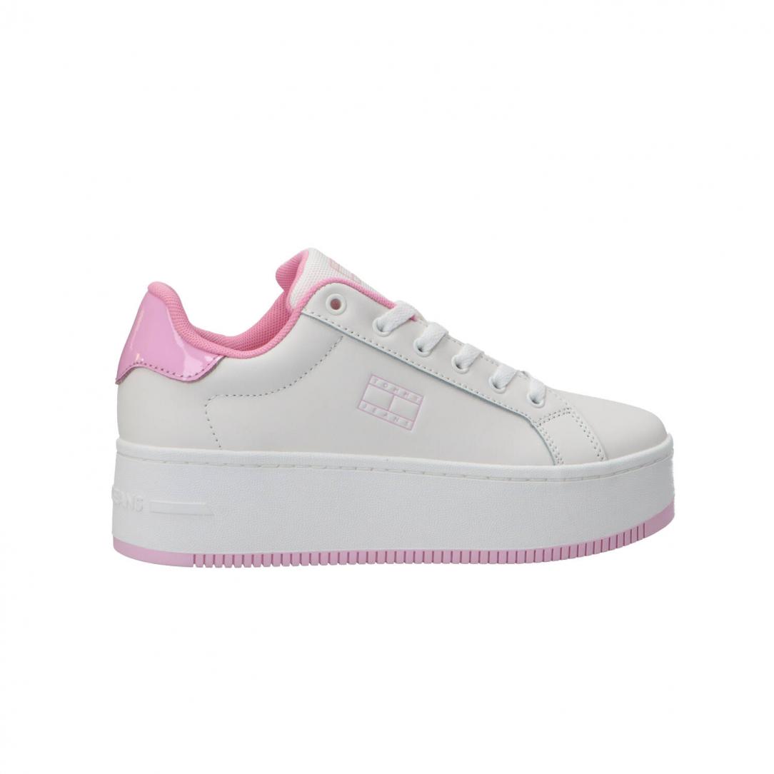 TJW FLATFORM PATENT Ecru rosa 1