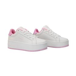 Sneakers TJW FLATFORM PATENT Ecru rosa
