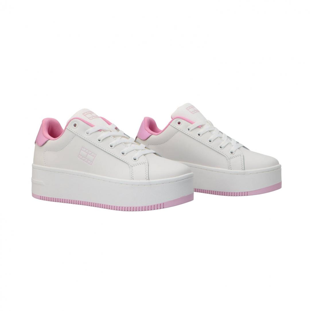 TJW FLATFORM PATENT Ecru rosa 2