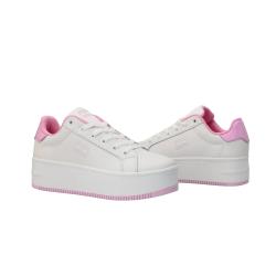 Sneakers TJW FLATFORM PATENT Ecru rosa