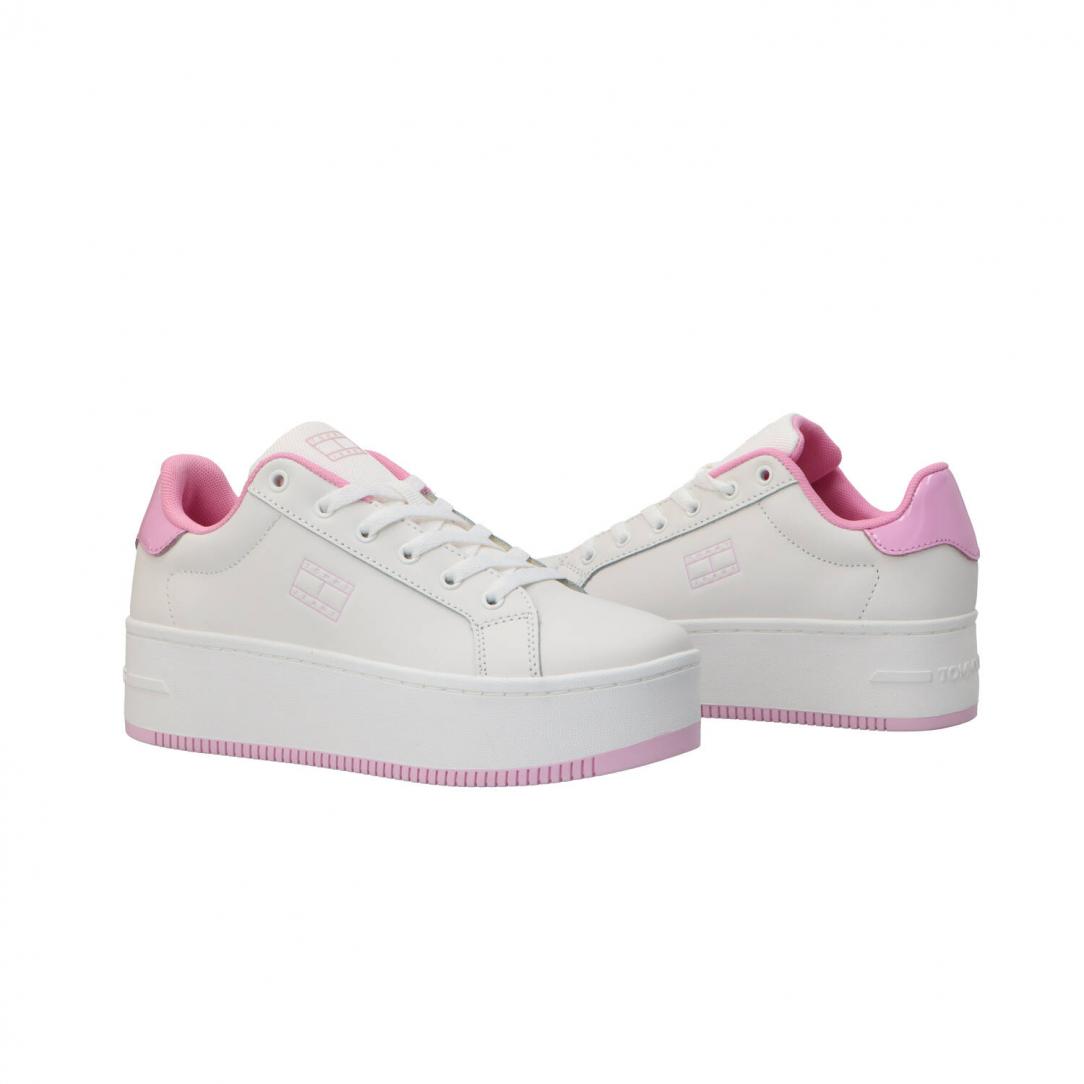 TJW FLATFORM PATENT Ecru rosa 3