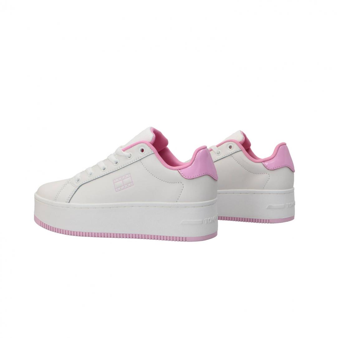 TJW FLATFORM PATENT Ecru rosa 4