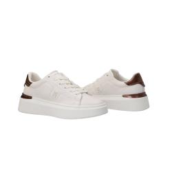 Sneakers CHIC PLATFORM SNEAKER GOLD Bianco Bronzo