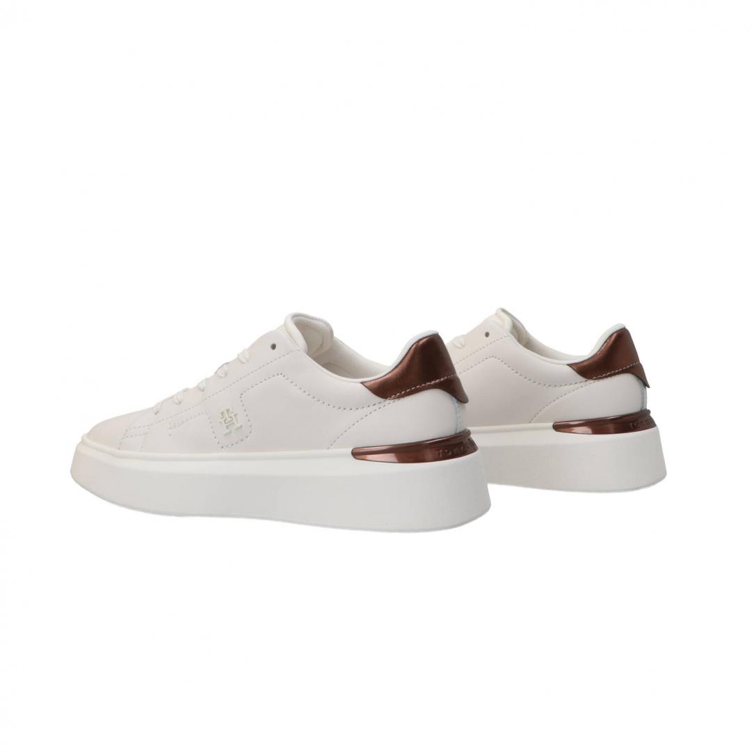 CHIC PLATFORM SNEAKER GOLD Bianco Bronzo 4
