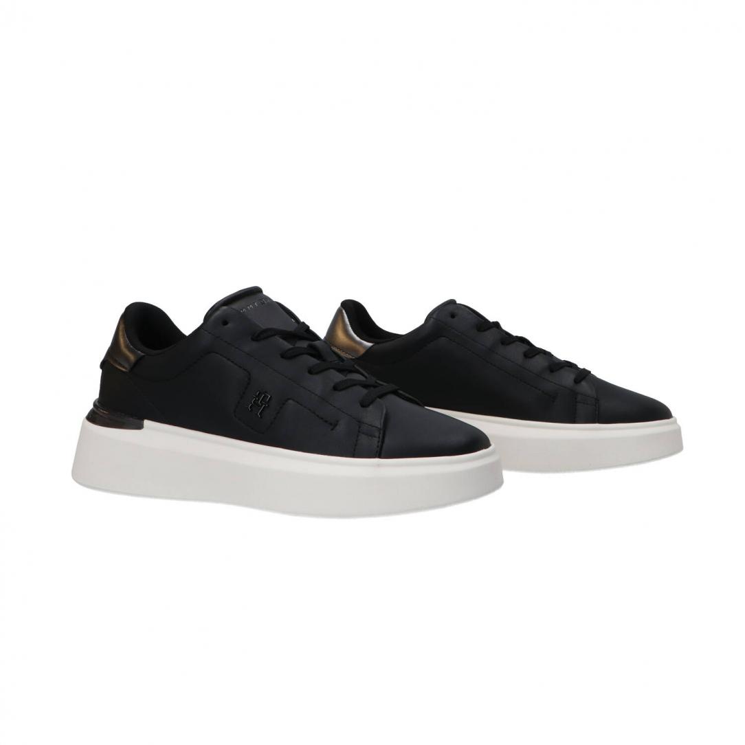 CHIC PLATFORM SNEAKER GOLD Nero 2