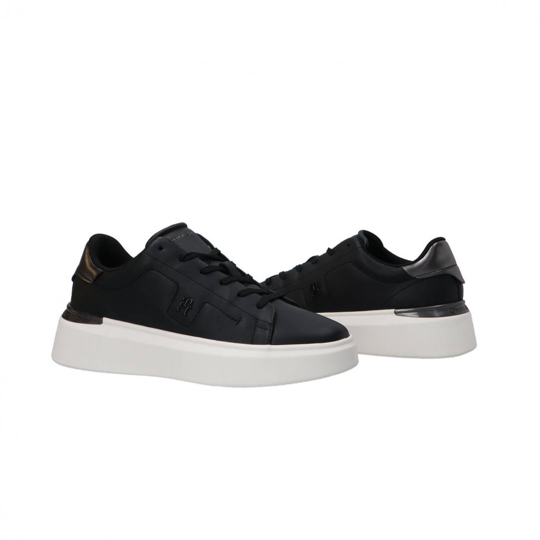 CHIC PLATFORM SNEAKER GOLD Nero 3