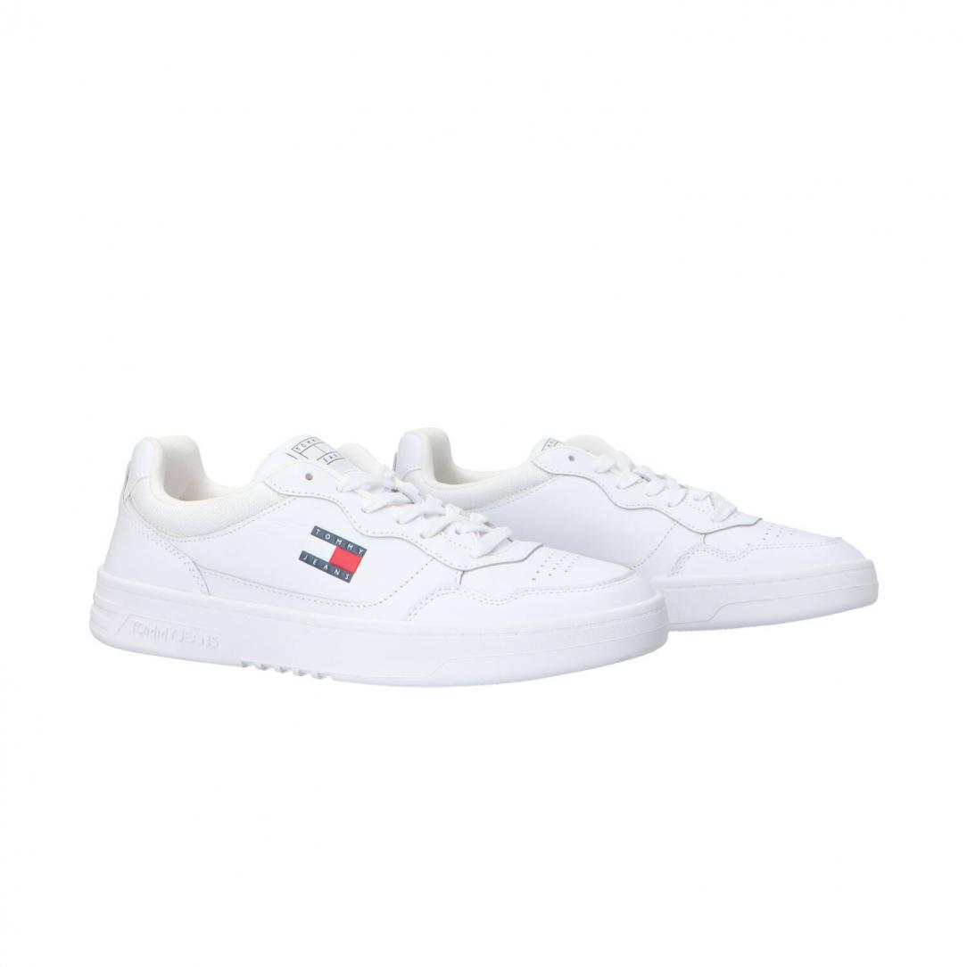 TJM CUPSOLE LEATHER ESS Bianco 2