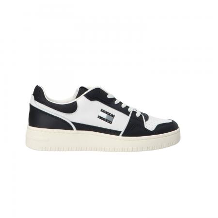 Sneakers Uomo TJM RETRO BASKET Bianco nero