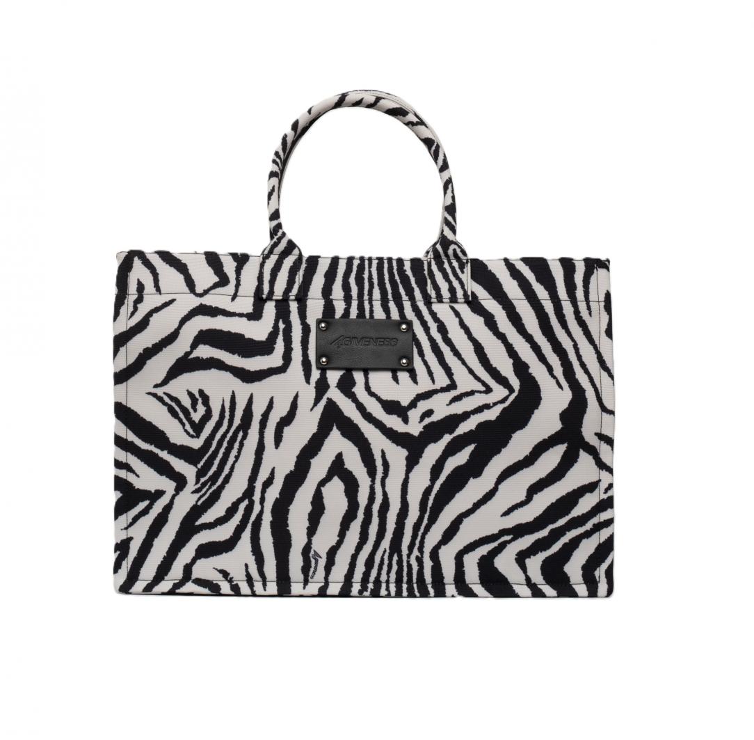 BAG SAINT TROPEZ Bianco Nero BAG SAINT TROPEZ Bianco Nero 1