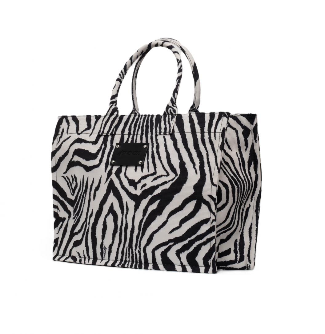 BAG SAINT TROPEZ Bianco Nero BAG SAINT TROPEZ Bianco Nero 2