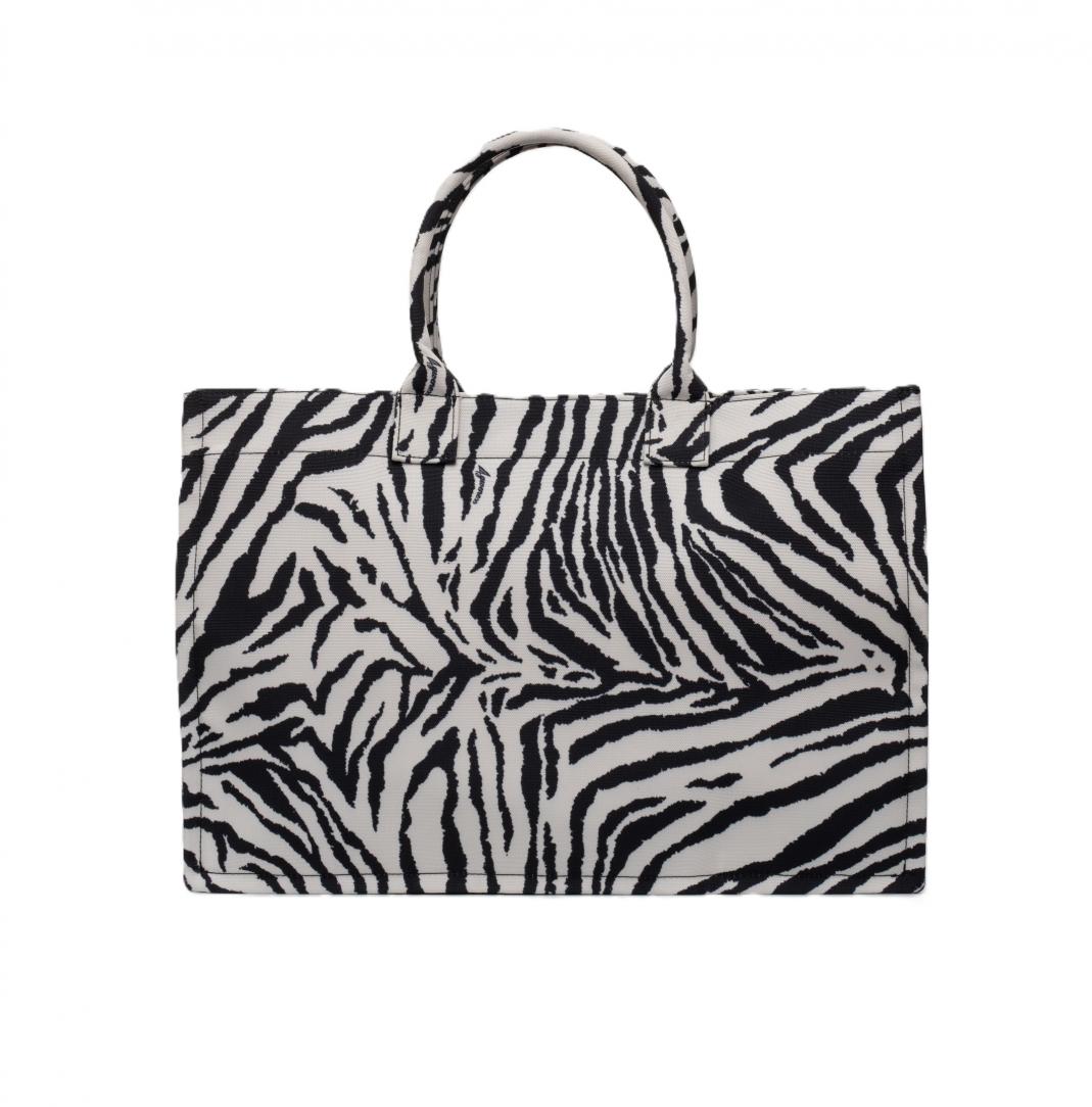 BAG SAINT TROPEZ Bianco Nero BAG SAINT TROPEZ Bianco Nero 3