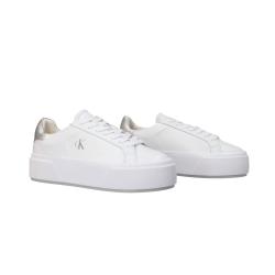 Sneakers FLATFORM LACE UP LTH MET MG Bianco