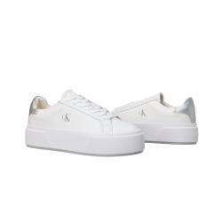 Sneakers FLATFORM LACE UP LTH MET MG Bianco