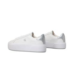 Sneakers FLATFORM LACE UP LTH MET MG Bianco