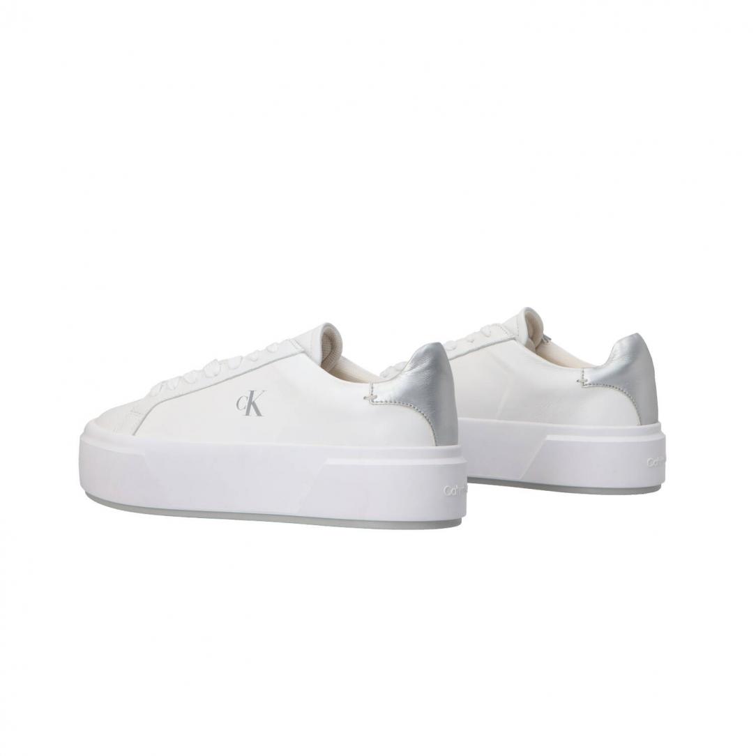 FLATFORM LACE UP LTH MET MG Bianco FLATFORM LACE UP LTH MET MG Bianco 4