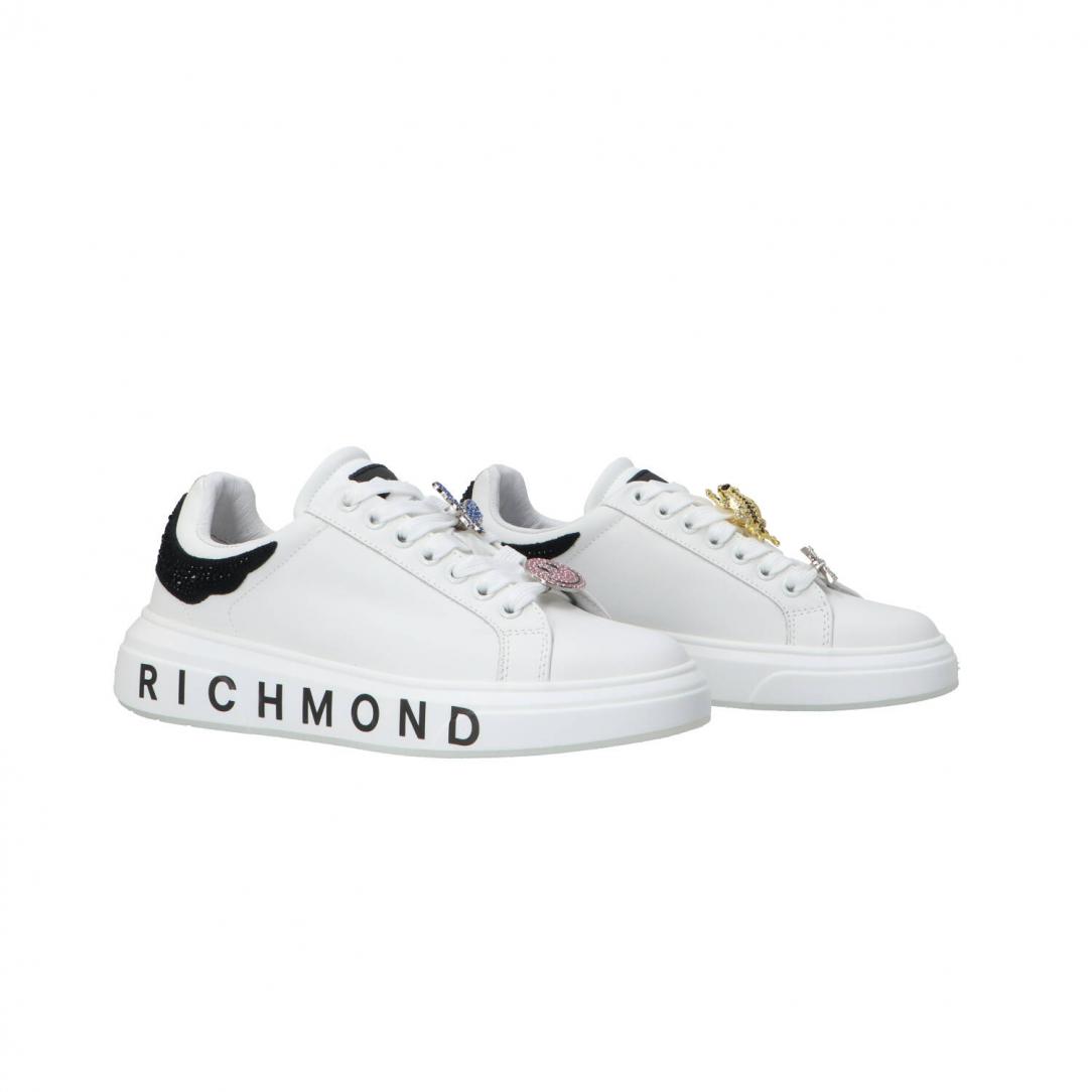 Leather 29007/CP Bianco nero Leather 29007/CP Bianco nero 2