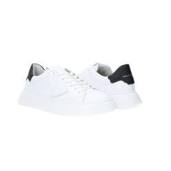 Sneakers Temple low man Bianco nero