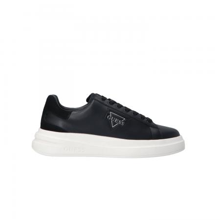 Sneakers Uomo Elba leather Nero pelle