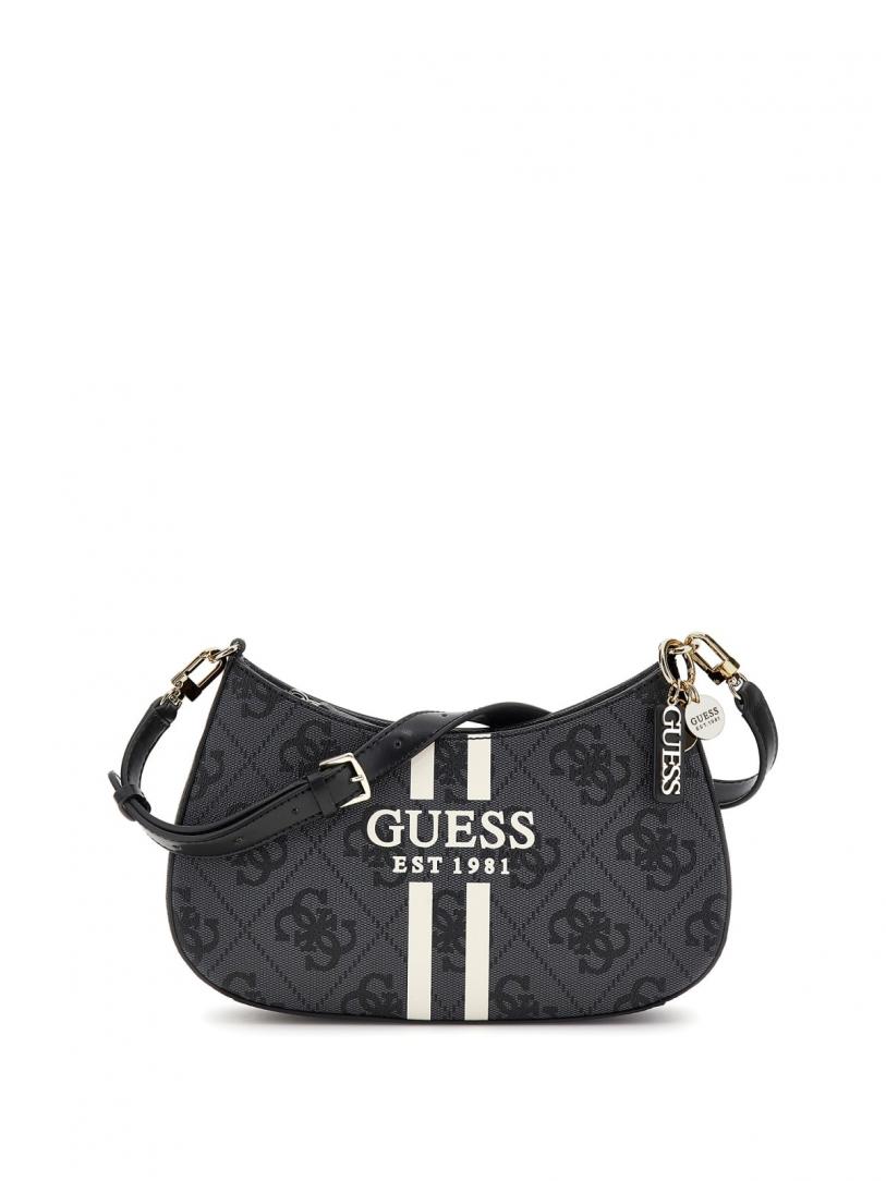 NOELLE II TOP ZIP SHOULDER BAG Nero 2