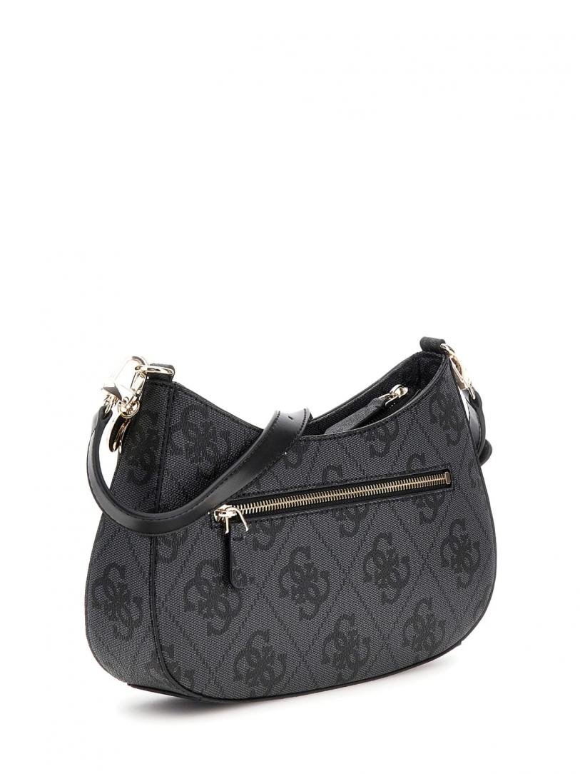 NOELLE II TOP ZIP SHOULDER BAG Nero 4
